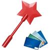 Sinlay Bacchetta magica 3D a forma di stella,Pagamento senza contatto bacchetta magica, Divertente E Pratico Portacarte Per Bambini, accessori moda,Design Innovativo, Per Bambini, Adulti, Feste, Scherzi (D)
