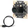 Chiffonade Modulo fotocamera USB 2.0 1MP HD 1280×720P con obiettivo 72° Plug Play per Win/OS X, sensore OV9732, messa a fuoco manuale