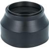 vhbw Paraluce per 52 mm obiettivo nero, gomma, rotondo, 7,2 cm
