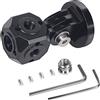 CS PRIORITY Universale Treppiede Vite 1/4 3/8 Foro Adattatore Magic Cubic Mount per Studio Treppiede Luce Stand Staffa Connect Stick Fotografia (Nuovo cubo H)