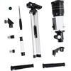 Healeved 1set Telescopio Astronomico Professionale con Treppiede in Alluminio e Supporto per Smartphone per Osservazione Adulti Principianti