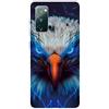 MUTOUREN Cover per Samsung Galaxy S20 FE 4G/5G Custodia in Silicone TPU Trasparenti Ultra Sottile Antigraffio Antiurto Protettivo Case con Pellicola Proteggi Schermo, Aquila