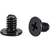 uxcell - Viti M2 x 3 mm, testa a croce con testa a croce nera, diametro 3,8 mm, per IBM HP, Dell, Lenovo Sony, Gateway, Acer Samsung, 200 pezzi