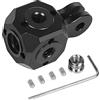CS PRIORITY Universale Treppiede Vite 1/4 3/8 Foro Adattatore Magic Cubic Mount per Studio Treppiede Luce Stand Staffa Connect Stick Fotografia (Nuova versione Cube G 2 slot)