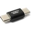 System-S Adattatore USB 3.1 Gen 2 tipo C maschio a maschio 10 Gbps 100 W cavo nero