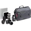 Manfrotto MB MN-M-SD-30 Manhattan Speedy-30 Borsa Messenger per Fotocamera, con Attacco Treppiede, Scomparto Fotocamera Rimovibile, per DSLR e Mirrorless con Obiettivo Medio/Lungo, Tessuto Rivestito