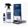 WELKIN Kit spray per la pulizia dello schermo (550 ml + 60 ml) - Nebbia di pulizia per TV, laptop, computer, telefono touchscreen - 2 spruzzatori, 1 panno in microfibra e 1 panno per vetro inclusi