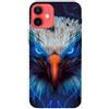 MUTOUREN Cover per iPhone 12 Mini Custodia in Silicone TPU Trasparenti Ultra Sottile Antigraffio Antiurto Protettivo Case con Pellicola Proteggi Schermo, Aquila