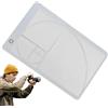 Generic Mirino - ABS compatto 8,5 x 5,4 x 0,2 cm, mirino per videocamera, righello di posizionamento, strumento per inquadratura fotografia, per la produzione di film video e uso quotidiano di fotografia