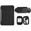 Vhjlfig Specchio per selfie per smartphone, 9,5 x 6,8 cm, in ABS, universale, regolabile, per fotocamera riflettente, per tutti gli smartphone