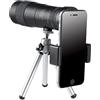 SweAtz Telescopio monoculare 8-40x40 Zoom retrattile compatto Impermeabile HD ED professionale in vetro con clip per treppiede
