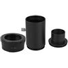 Sxhlseller Tubo di Prolunga da 1,25 Pollici Astronomico, Tubo di Prolunga Fisso Adattatore M4 / 3 per Anello Adattatore T2-M4 / 3 PK Telescopi Astronomici Macro Messa a Fuoco Automatica in Metallo