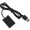 Elprico Adattatore di Alimentazione USB della Batteria Fittizia DC DC per ZV1 RX100 III IV V VII M2 M3 M4 M5 M6 con Protezione da Sovraccarico di Alimentazione Continua