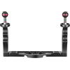 Generico Compatibile con GoPro e DSLR - Supporto for alloggiamento stabilizzatore for vassoio subacqueo con doppia maniglia regolabile