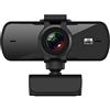ZXZZAS Webcam 2K Full HD 1080P Web Camera Messa a fuoco automatica con microfono USB Web Cam for PC Computer portatile Webcamera desktop Per conferenze(1PCS)