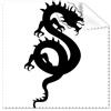 DIYthinker Dragon silhouette Cina cultura cinese tradizionale arte illustrazione modello occhiali panno di pulizia del pulitore dello schermo 5PCS
