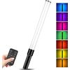 Goshyda Bacchetta Luminosa per Video a LED RGB, Bacchetta Luminosa per Fotografia a LED Portatile con Telecomando, 2600 MAh Ricaricabile 3000K-6500K CRI 90+ Illuminazione a Colori per lo