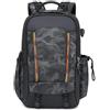 ZHFGJKSO Zaino fotografico in tela, borsa for fotocamera reflex di grande capacità con doppio scomparto for uso esterno(B2)