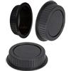 DIGITAL HD 3 pezzi TAPPO POSTERIORE TAPPI COPRI OBIETTIVO COMPATIBILE con CANON EOS REAR LENS CAP