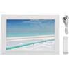 Tnfeeon Cornice Digitale, Touch Screen Smart HD da 10,1 Pollici con Rotazione Automatica WiFi Supporta la Riproduzione di Musica Video Istantaneamente Tramite L'app Frameo