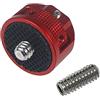 NovelGoal Adattatore girevole da 1/4 per fotocamera a 360° per Pocket 2 FIMI Palm 2 treppiede testa a sfera Magic Arm Cage Rig Flash Light Stand staffa monitor (rosso)