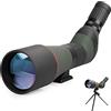 UsmAsk Telescopio per tiro con l'arco, tiro, fauna selvatica, paesaggi, all'aperto, astronomia, cannocchiale 20-60x80 mm - Telescopio monoculare impermeabile con ottica HD per birdwatching - - con treppiede