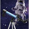 UHVUJDUI Telescopio astronomico Spacmirrors Telescopio rifrattore ad ampia apertura da 50 mm, Telescopi per astronomia, Specchio Zenith a 45°, Telescopio per osservare le stelle per bambini e principianti