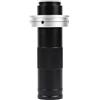 BINGNU Obiettivo zoom, obiettivo varifocale, 1-180X Ingrandimento regolabile Zoom C Mount Obiettivo Zoom Obiettivo in vetro 150X Industria digitale Video Microscopio monoculare Obiettivo a fotocamera per vid
