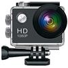 SONGR Action Camera Fotocamera Subacquea Fotocamera 1080Pwifi, Impermeabile Per Esterni, Registratore Per Moto
