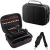 Jectse Custodia da Trasporto per Console 2, Custodia da Viaggio, Console di Gioco Portatili Antiurto, Borsa Nera Anti Collisione per Accessori Console di Gioco (con cinturino)