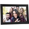 Denash Cornice Fotografica Digitale Intelligente, Schermo LED da 10 Pollici, WiFi, App Frameo, Risoluzione 1280x800, Spazio di Archiviazione da 16 GB, Processore Quad Core, modalità