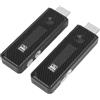 Denash Kit Ricevitore Trasmettitore Multimediale HD Wireless, Output 4K DECODE 1080p, Plug and Play, Estensione Multimediale HD Portatile, 5G 2,4 G per Scatola TV del Proiettore, (BLACK)