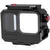 Snorvixre Custodia per fotocamera subacquea, sostanza in lega di alluminio, 80 m, sommergibile, con pratici pulsanti per la fotografia subacquea, custodia subacquea in lega di alluminio