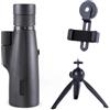 QAXRZCUCD 10-30x50 Zoom HD Telescopio Monoculare Da Campeggio Potente Con Clip For Telefono Treppiede For Guardare Il Binocolo Caccia Agli Uccelli Oculare Potente E Ingrandimento(Black B)
