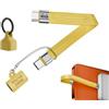 Generico Adattatore Type C Per - Lightweight Viaggi Trasferimento Dati Portatile, Caricabatterie Con Viaggio, Uso Quotidiano Attività Commerciali Lavoro | Multipurpose Outdoor Indoor Utility Durable