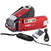 plplaaoo Fotocamera digitale 4K La fotocamera da 2,7 pollici può ruotare lo schermo Videocamera DV con zoom digitale 16X,Videocamera digitale HD con cavo USB,Fotocamera DV grande capacità (Rosso)