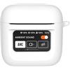 fxwtich Custodia per auricolari con strato elastico di assorbimento degli urti antiurto con protezione completa antigraffio in silicone custodia compatibile Pro2 durevole facile bianco