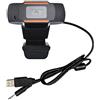 Aukson C01C Webcam per PC USB HD 1280 * 720P Camera con Microfono 3.5mm per Computer PC Laptop Mac, Compatibile con Windows, Mac, Android Video conferenze online lezioni Live Streaming YouTube