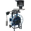 AUBEST Telecamera d'ispezione Contatore di profondità della telecamera di ispezione del pozzo di rotazione PTZ da 100M 150M Schermo HD da 8 pollici Telecamera da pozzo subacquea da 50 mm(100m)