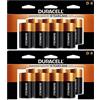 Duracell Coppertop - Batterie D Confezione da 8 pezzi, batteria D a lunga durata, batteria D alcalina multiuso per dispositivi domestici e da ufficio (confezione da 2)