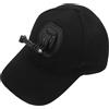BUGUUYO Baseball Cap con Supporto per Action Camera Nero Montaggio Stabile con Fibbia Rilascio Rapido Cappello Traspirante Regolabile per Corsa Ciclismo e Outdoor Compatibile con Gopro e
