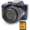 KODAK Pixpro AZ528 + scheda di memoria SD da 32 GB, fotocamera Bridge da 16 MP, zoom 52X, Full HD, 85 MB/s Lettura, 25 MB/s Scrittura, Blu Notte