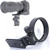 iShoot Anello di montaggio per treppiede per Nikon AF-S NIKKOR 200-500 mm f/5.6E ED VR, supporto per collare per obiettivo lavorato CNC, piastra a sgancio rapido per treppiede ARCA-SWISS tipo