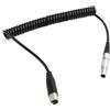 Eonvic 4Pin Mini XLR a poli a TV Logic Power cavo a spirale per Arri ALEXA cinema camera 45,7 cm