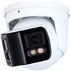 EmpireTech Security Wired Camera Outdoor 4K Full-Color 2×4MP Dual-Lens 1/1.8 CMOS Smart Splicing IP POE Camera Outputs 180° Wide Angle, Two-Way Talk IPC-Color4K-T180 (White)