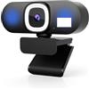 BJdfgE Webcam V32AFL 4K HD con microfono Web camera inquadratura automatica luce di riempimento regolabile e protezione della privacy