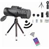 Generico 80x100 Monocular Telescope,Monocular Telescope Connected To A Mobile Phone,Adults High Definition Monoculars,Telescopes For Watching Travel Camping Hiking (HD-black-wifi80*100)