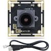 OSNIYAW Modulo fotocamera trasparente da 2 MP con obiettivo di visione a 100 gradi Webcam a bassa luminosità per videochiamate fotocamera esterna del computer