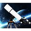 RENYUEH Telescopio per bambini principianti adulti, telescopio per principianti di astronomia, telescopio rifrattore astronomico da 80 mm con treppiede, telescopio portatile per bambini (supporto per tel