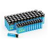 Maplin 48 batterie alcaline AA LR6 / 24 batterie AAA LR03 da 1,5 V, durata di conservazione di 7 anni ad alte prestazioni